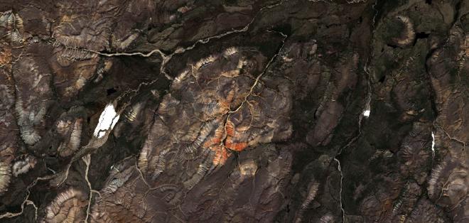 Снимок в натуральной цветопередаче Sentinel-2/MSI, 02.08.2021, Республика Якутия